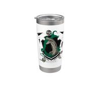 Harry Potter Slytherin Magicial Mischief Level Up Crest Vaso térmico de acero inoxidable de doble pared