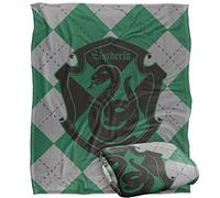 Harry Potter Slytherin Plaid Sigil Officially Licensed Silky Touch Super Soft Throw Blanket 152 x 127 cm