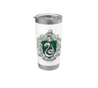 Harry Potter Slytherin Rough Crest Vaso térmico de acero inoxidable de doble pared