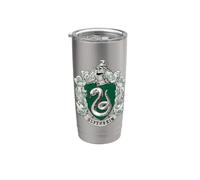 Harry Potter Slytherin Rough Crest Vaso térmico de acero inoxidable de doble pared