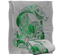 Harry Potter Slytherin S Logo Officially Licensed Silky Touch Super Soft Throw Blanket 152 x 127 cm