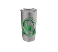 Harry Potter Slytherin S Logo Vaso térmico de acero inoxidable de doble pared