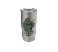 Harry Potter Slytherin Snake Crest Vaso térmico de acero inoxidable de doble pared