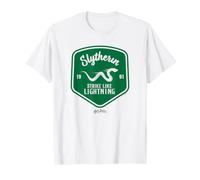 Harry Potter Slytherin Strike Like Lightning Badge Camiseta