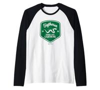 Harry Potter Slytherin Strike Like Lightning Badge Camiseta Manga Raglan