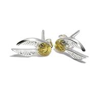 The Carat Shop Set de pendientes Harry Potter Snitch Dorada Plateado plata de primera ley Unisex