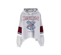 Harry Potter - Sudadera con el Escudo de Hogwarts Gris - M