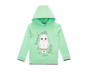 Harry Potter Sudadera Niña | Sudaderas Hedwig | Hoodie para Ninos Verde 6-7 Años