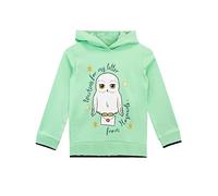 Harry Potter Sudadera Niña | Sudaderas Hedwig | Hoodie para Ninos Verde 7-8 Años