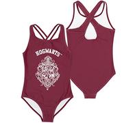 Harry Potter Swimsuits Muchachas Hogwarts Borgoña o Marina Hedwig Swimwear 13-14 años