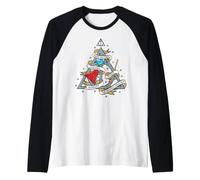Harry Potter Tale of The Three Brothers Camiseta Manga Raglan