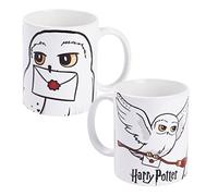 Harry Potter - Taza de café de cerámica, color blanco, 320 ml