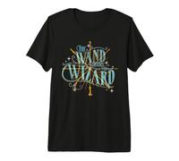 Harry Potter The Wand Chooses The Wizard Camiseta Premium