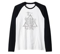 Harry Potter Three Brothers Deathly Hallows Camiseta Manga Raglan