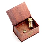 Harry Potter Time Turner Gift Box Unisex Collar Dorado Aleación de Zinc