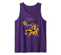 Harry Potter Triwizard Potter Camiseta sin Mangas, Hombre, Morado, XL