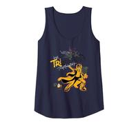 Harry Potter Triwizard Potter Camiseta sin Mangas, Mujer, Azul Marino, M