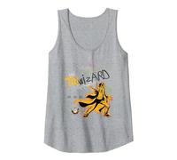 Harry Potter Triwizard Potter Camiseta sin Mangas, Mujer, Gris Jaspeado, L