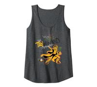 Harry Potter Triwizard Potter Camiseta sin Mangas, Mujer, Jaspeado Oscuro, S