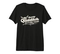 Harry Potter Try Quidditch Go Flying Today Camiseta Premium