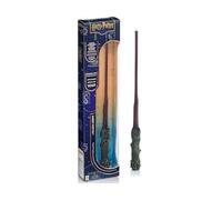 Harry Potter, Varita Aleatoria Mágica 36 cm con Luz LED, Función Lumus con Botón en el Mango, Compatible con App Light Painting, Ideal para Duelos y Lanzar Hechizos, Famosa (HRR45000)