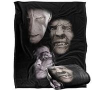 Harry Potter Villian Heads Officially Licensed Silky Touch Super Soft Throw Blanket 152 x 127 cm