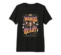 Harry Potter Wands At The Ready Camiseta Premium