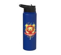 Harry Potter Watercolor Gryffindor Crest Stainless Steel Insulated Water Bottle