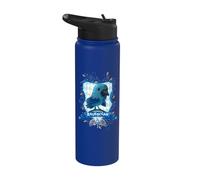 Harry Potter Watercolor Ravenclaw Crest Stainless Steel Insulated Water Bottle