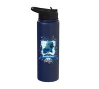 Harry Potter Watercolor Ravenclaw Crest Stainless Steel Insulated Water Bottle