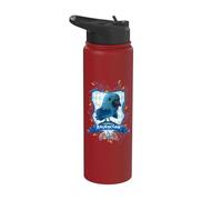 Harry Potter Watercolor Ravenclaw Crest Stainless Steel Insulated Water Bottle