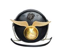 Harry Potter Wings-Bolso Redondo, Negro, 18.5 x 18.5 cm