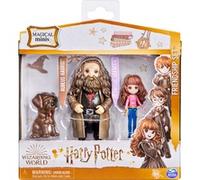HARRY POTTER-WIZARDING WORLD - FIGURAS HARRY POTTER MAGICAL MINIS - Harry Potter Friendship Set: 2 Muñecos Hermione Granger y Rubeus Hagrid con 1 Criatura -6061833- Juguetes Niños 5 Años +