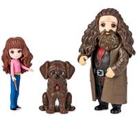 HARRY POTTER-WIZARDING WORLD - FIGURAS HARRY POTTER MAGICAL MINIS - Harry Potter Friendship Set: 2 Muñecos Hermione Granger y Rubeus Hagrid con 1 Criatura -6061833- Juguetes Niños 5 Años +