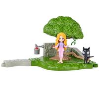 HARRY POTTER - WIZARDING WORLD - HARRY POTTER MAGICAL MINIS - Set Cuidado de la Criaturas Mágicas con 1 figura Luna Lovegood Exclusiva 8 cm, 3 Accesorios - 6061845- Juguetes Niños 5 Años +