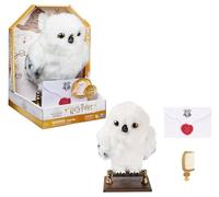 Wizarding World HARRY POTTER- -LECHUZA HARRY POTTER INTERACTIVA- Peluche Hedwig Interactivo "Enchanting Hedwig" -más de 15 Sonidos y Movimientos y Sobre de Hogwarts -6061829- Juguetes Niños 5 Años +