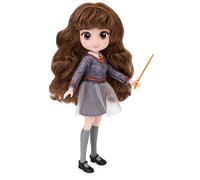 HARRY POTTER-WIZARDING WORLD - MUÑECA HERMIONE GRANGER 20 CM - Figura Hermione Articulada con Varita y Uniforme Hogwarts - 6061835 - Juguetes Niños 5 Años +