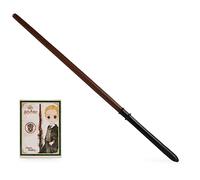 HARRY POTTER-WIZARDING WORLD - VARITA DRACO MALFOY DELUXE - Auténtica Varita de Draco Malfoy Original de 30 cm con Tarjeta de Hechizo - 6064143 - Juguetes Niños 6 Años +