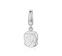 Harry Potter x FANCIME Collaboration - Abalorio de plata de ley, diseño de casas, regalo para mujeres y niñas, Plata de ley