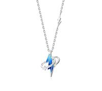 Harry Potter x FANCIME Collaboration - Colección Patronus Mark - Diseño que brilla en la oscuridad, collar de plata de ley, pulsera, regalo para mujeres y niñas, Plata esterlina