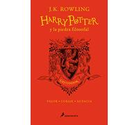 Harry Potter y la piedra filosofal (edición Gryffindor del 20º aniversario) (Harry Potter 1): Valor · Coraje · Audacia (Español)
