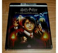 Harry Potter y la Piedra Filosofal Steelbook 4K UHD+2 Blu-Ray Nuevo Sellado