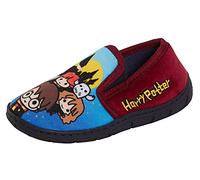 Harry Potter Zapatillas Chibi Niños Niñas Hogwarts Mules Pantuflas de Interior para niños Burdeos 11 UK Niño