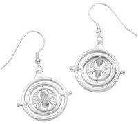 Harry Potter Zeitumkehrer (Time Turner) Mujer Pendiente Plateado En plata de primera ley