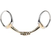 Bocado doble anatómico para caballos Harry's Horse 13,5 cm