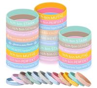 Harrycle Paquete de 36 pulseras motivacionales: 12 estilos, 36 piezas; silicona con refranes inspiradores; regalo de valor para empleados, adolescentes y adultos