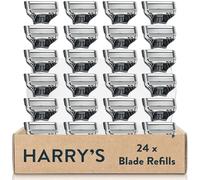 Harry's Cuchillas de afeitar para hombres - 24 cuchillas de repuesto con recortador de precisión, 5 cuchillas antifricción, cuchillas de repuesto para hombre, cuchillas de afeitar en húmedo, cuchillas