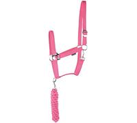 Harry's Horse Juego de Cabestro Inicial, Color: Fucsia, Talla: Shetland