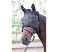 Harry's Horse Máscara con Abertura para Las Orejas y Piel de Peluche, Color Negro, Talla XL