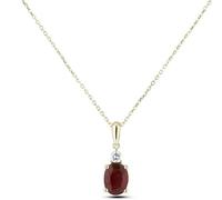 HARSHALI GEMS - Colgante de piedra preciosa de granate de hesonita de 5.50 quilates con forma ovalada y plata de ley 925 | Piedra astrológica para efectos positivos | Unisex, adecuado para hombres y